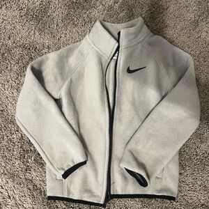 Nike Light Gray Fleece Jacket - Size 4t